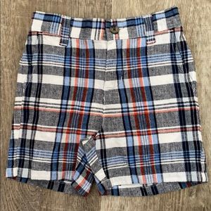 Janie & Jack Plaid toddler boys Shorts 12-18M